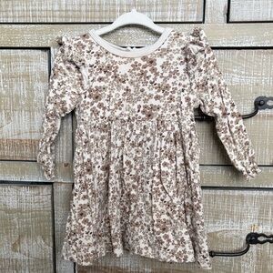 Floral Print Kids Casual Dress